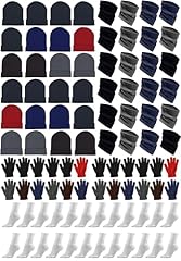 24 Beanies / 24 Pairs Gloves / 24 Neck Gaiters / 24 Pairs Crew Socks (Assorted)