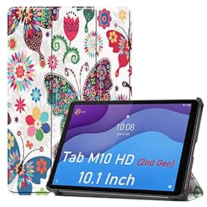 HYMY Hülle für Lenovo Tab M10 HD 2nd Gen hülle 10.1″ TB-X306X – Flip Case Cover Schutzhülle Lenovo Tab M10 HD Gen 2-HD