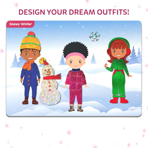 Image of Skillmatics Foil Fun Dress Up, DIY Foil Art & Craft Activity, Gift for Kids