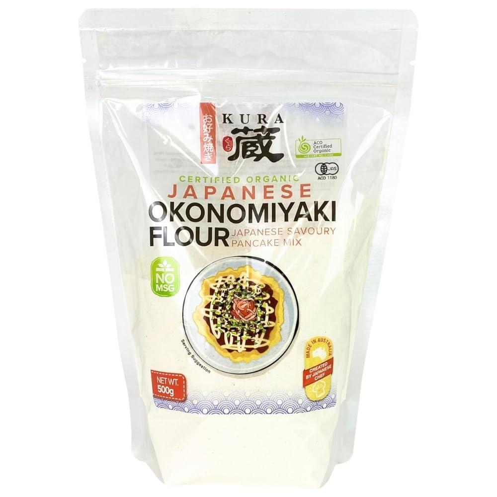 【53%OFF】【454円】 Chef’s choice オーガニック 蔵-kura- 有機お好み焼き粉 500g 【送料無料】
