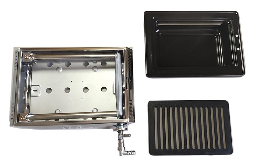 タチバナ製　焼き肉用 ハイロースター　【S-8SH】LP用 Amazon.co.jp: タチバナ製作所 S-8SH (L字コック付) 都市ガス