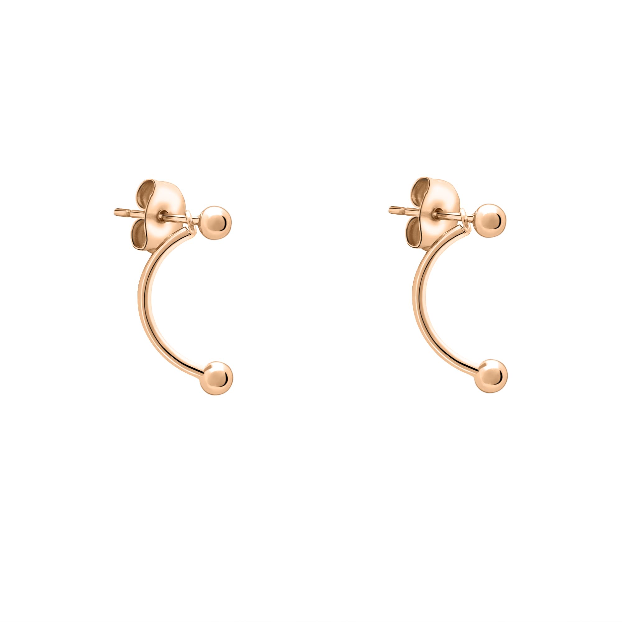 Liebeskind Berlin LJ-1669-E-16 Creole Earrings Stainless Steel in IP Rose Gold, 1,6 cm, Stainless Steel, No Gemstone