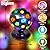 Playbees Rotating Disco Ball with LED Lights - Create a Dazzling Dance Atmosphere - Neon Birthday Party Vibes - Dance Party Supplies & Accessories - 11"