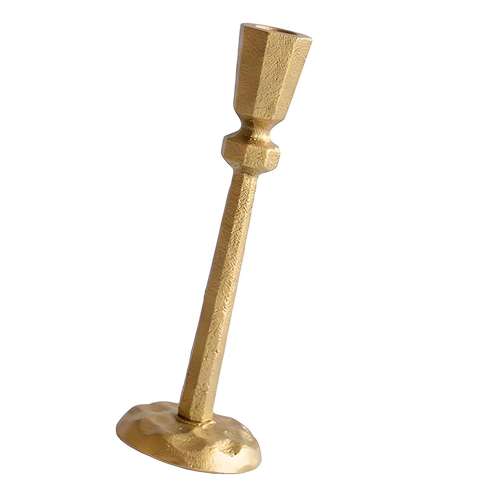 Gold Finish Cast Iron Taper Holders Antique Tall Candlestick Stand for Wedding, Dinning, Party Wedding Candlestick