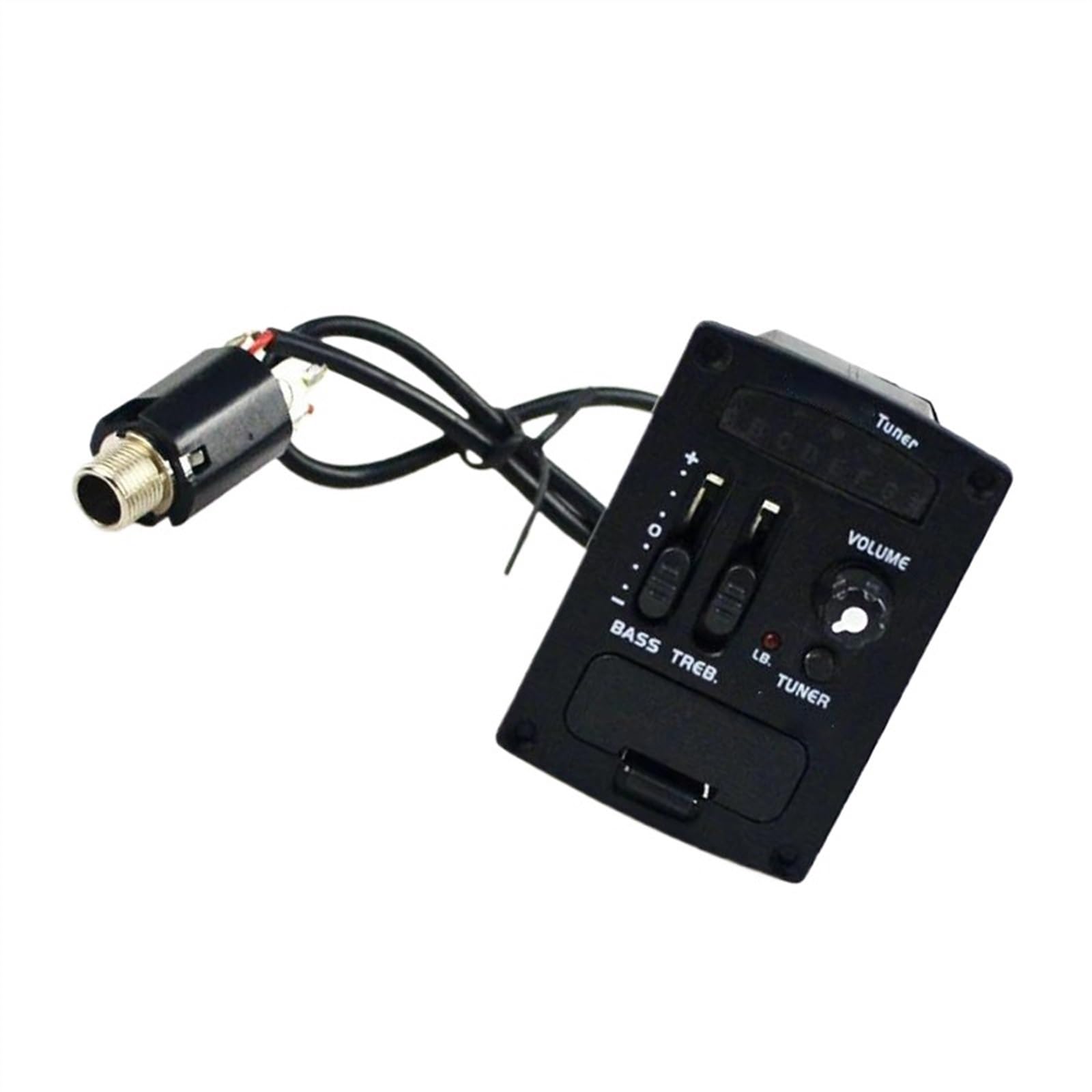 Accordatore Cromatico A LED A 2 Bande Pickup Piezoelettrici Morbidi Equalizzatore Parti Di Chitarra Acustica, Accessori