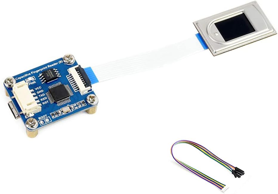 High Precision Capacitive Fingerprint Reader (B) Module, Dual Ports UART/USB, for Fingerprint Enrolling, Image Processing, Fingerprint Matching and Searching, etc.