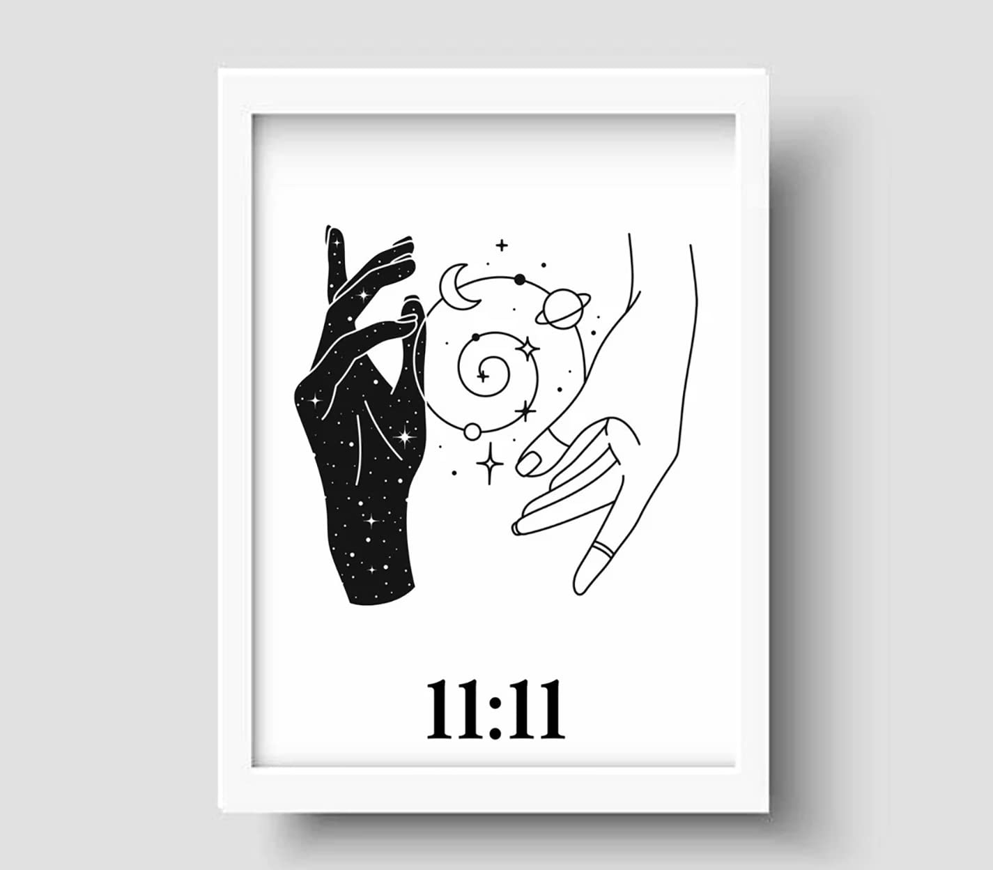 Amazon.com: 11:11 Universe Angel Numbers Prints Canvas, 1111