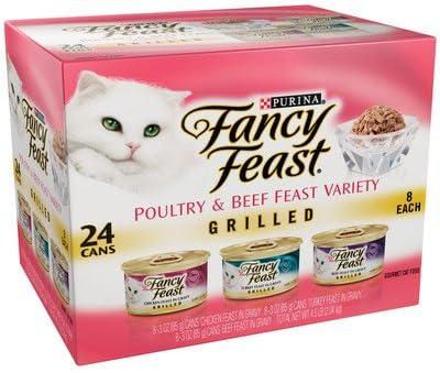 Fancy Feast Poultry and Beef Grilled 24 Can Pack