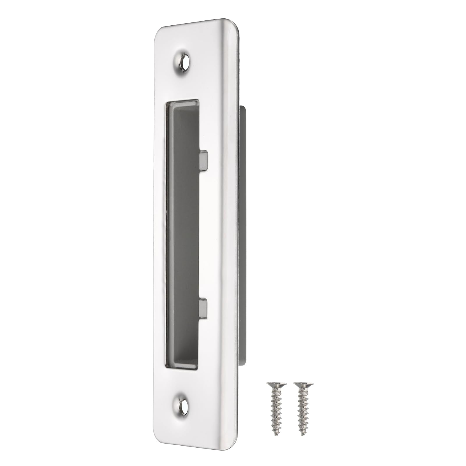 Plaque de gâche de porte uxcell en acier inoxydable 201 de haute résistance