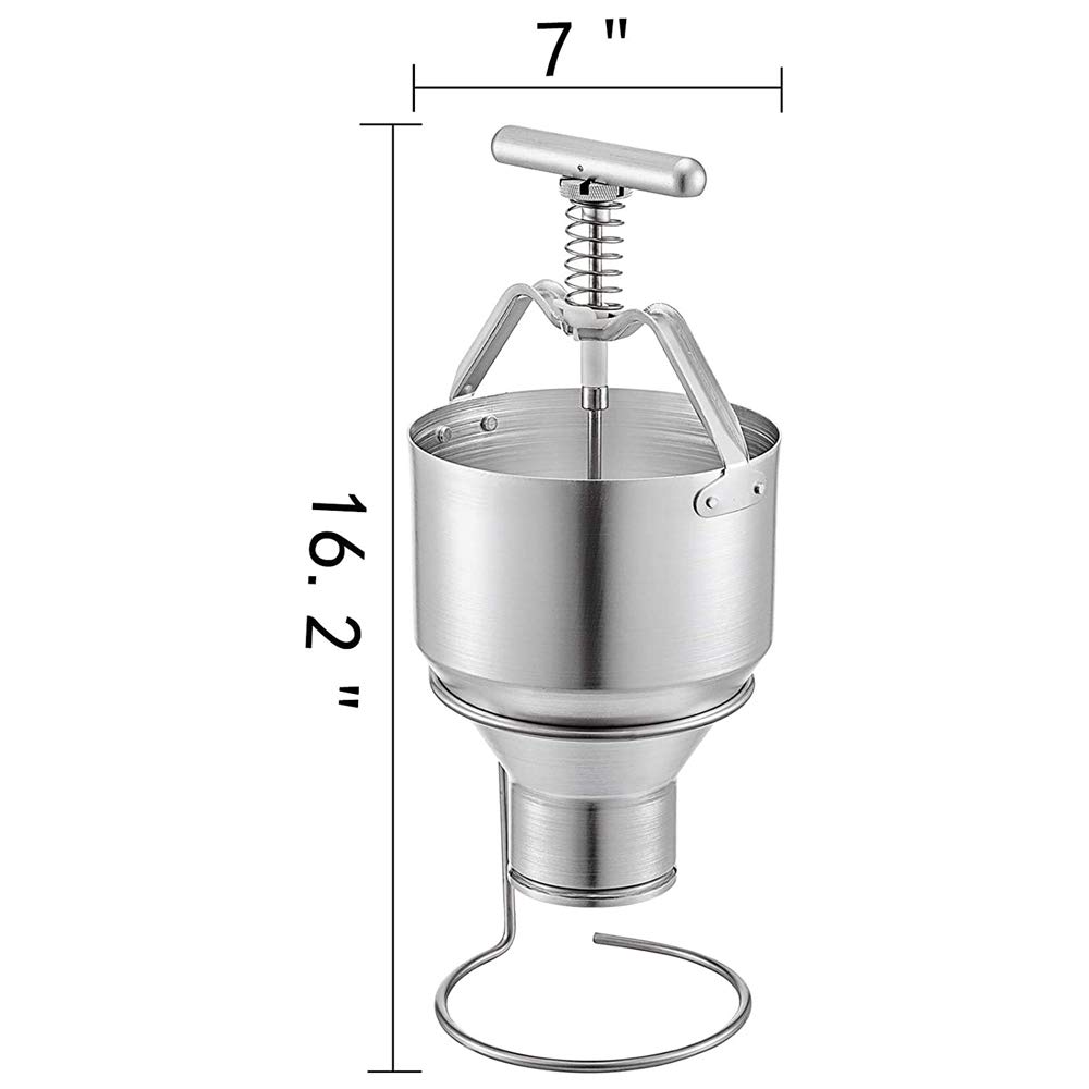Fayelong 5L Donut Maker, 6 Einstellbare Manuelle Donut Depositor Dropper Mit Ständer, Donut Making Machine Batter Dispenser Für Den Privaten Und Gewerblichen Gebrauch
