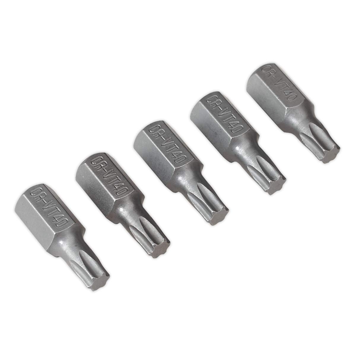 Sealey Torx Screwdriver Bit T40 30mm Pack of 5