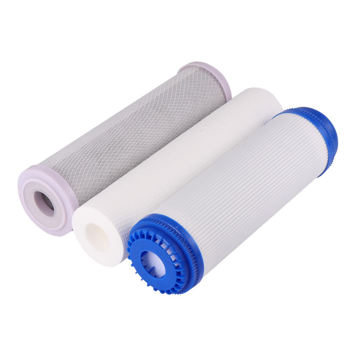 Gatuida Filtre à Eau à Charbon Actif pour Purificateur D'eau Domestique Cartouche en Coton Pp, Grand Débit Impuretés, Compatible Purificateurs