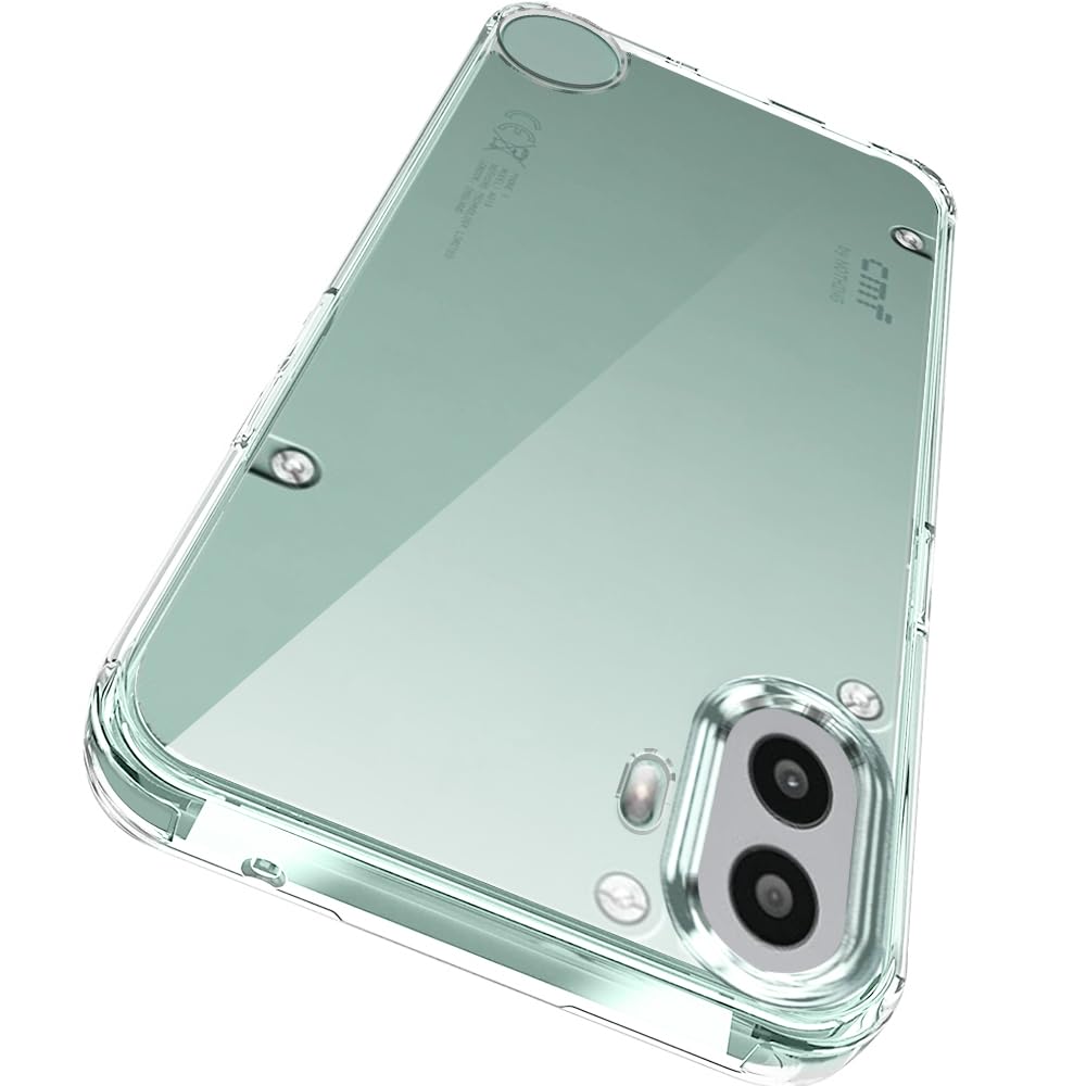 TheGiftKart Ultra-Hybrid Crystal Clear Back Case Cover for Nothing CMF Phone 1 5G | Shockproof Design | Camera Protection Bump | Hard Clear Back | Bumper Cover for CMF Phone 1 (PC & TPU, Transparent) (B0D9DJ49CD) Amazon Price History, Amazon Price Tracker