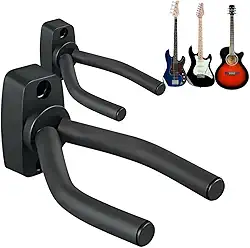 Kit Com 2 Suporte De Parede Para Violão Guitarra Baixo Violao Cavaquinho Violino Instrumentos de corda
