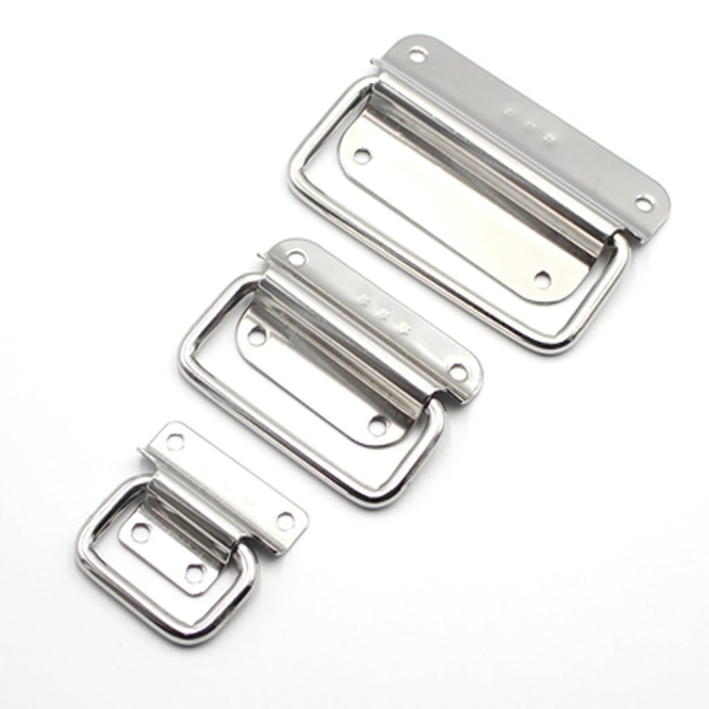 Poignée pliante inox pour éviter les chocs sur tiroir et cabinet M