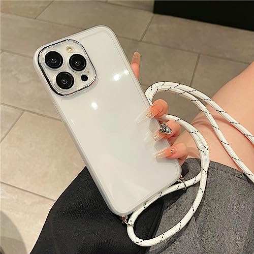 Coque transparente antichoc iPhone 11 Pro souple avec collier de transport