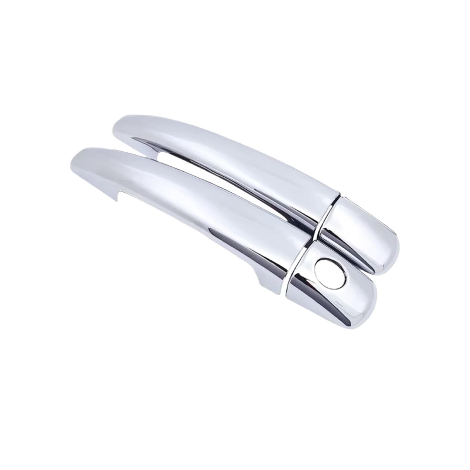 Iukmr 1 Keyholes 2 Door For Peugeot 208 Mk1 2012-2018 For Gti Active Chrome Handles Cover Trim Car Outer Door Handle(1 Keyholes 2 Door)