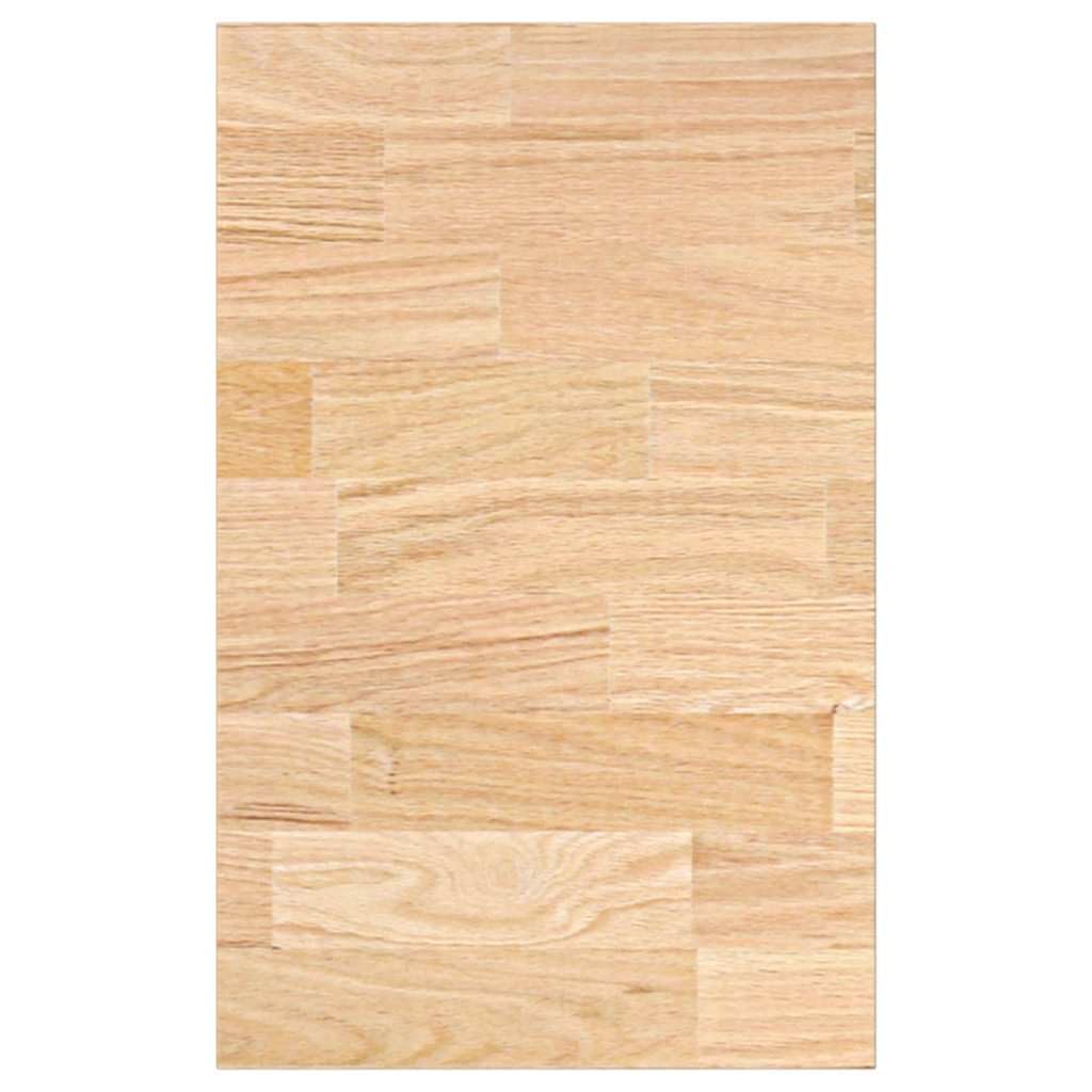 Homgoday Plan de travail de cuisine 40 x 63,5 x 4 cm en bois massif chêne, plateau de table basse, plateau de table basse de salon