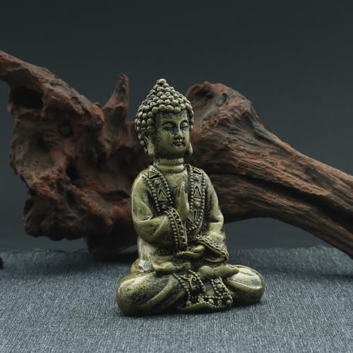 Estatua Buda Decorativa de Resina para Hogar Zen miniatura 5
