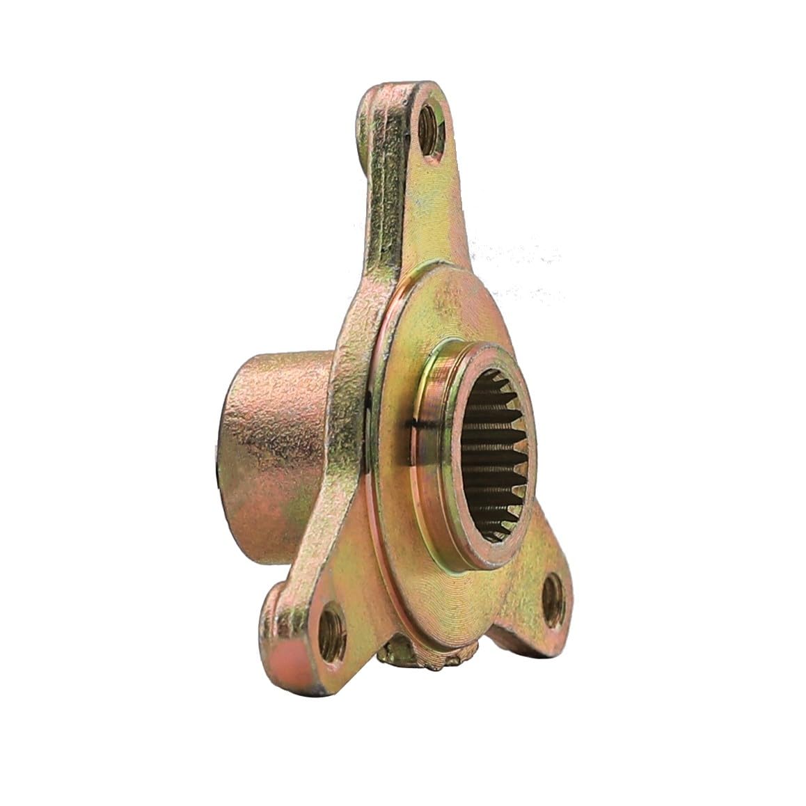 Lot de 2 moyeux de roue arrière cannelés 23T, moyeu de roue à 3 goujons pour quad, VTT, kart, buggy, chariot de golf 50 cc, 70 cc, 90 cc, 110 cc, 125 cc