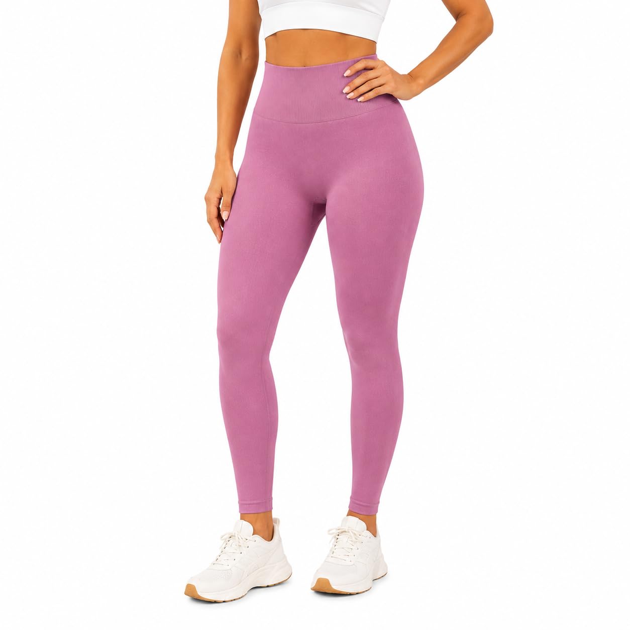 lushbody Women's High Waist Seamless Leggings for Gym | Tummy Control Activewear-picture-42