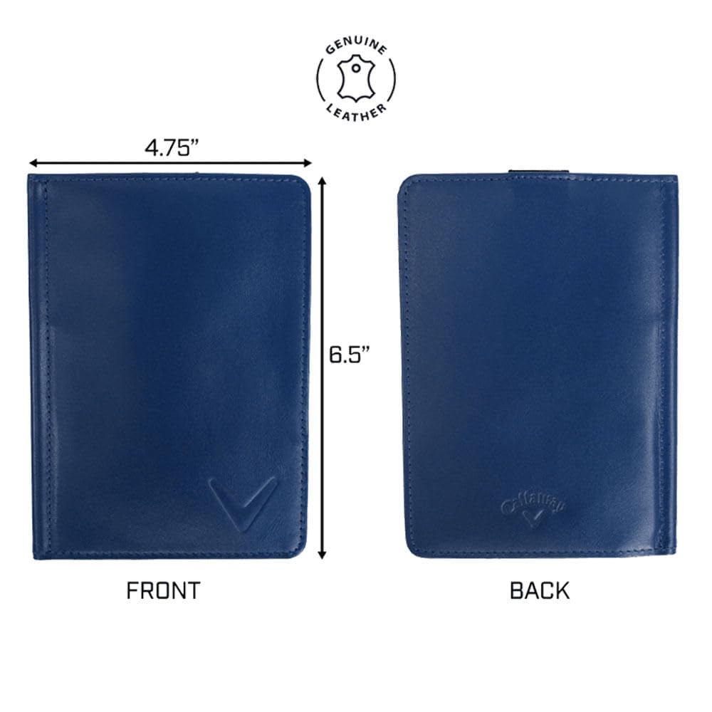 Callaway - Soporte para Tarjetas de puntuación de Piel Plegable
