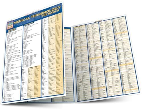 Medical Terminology: The Basics QuickStudy Laminated Reference Gu...