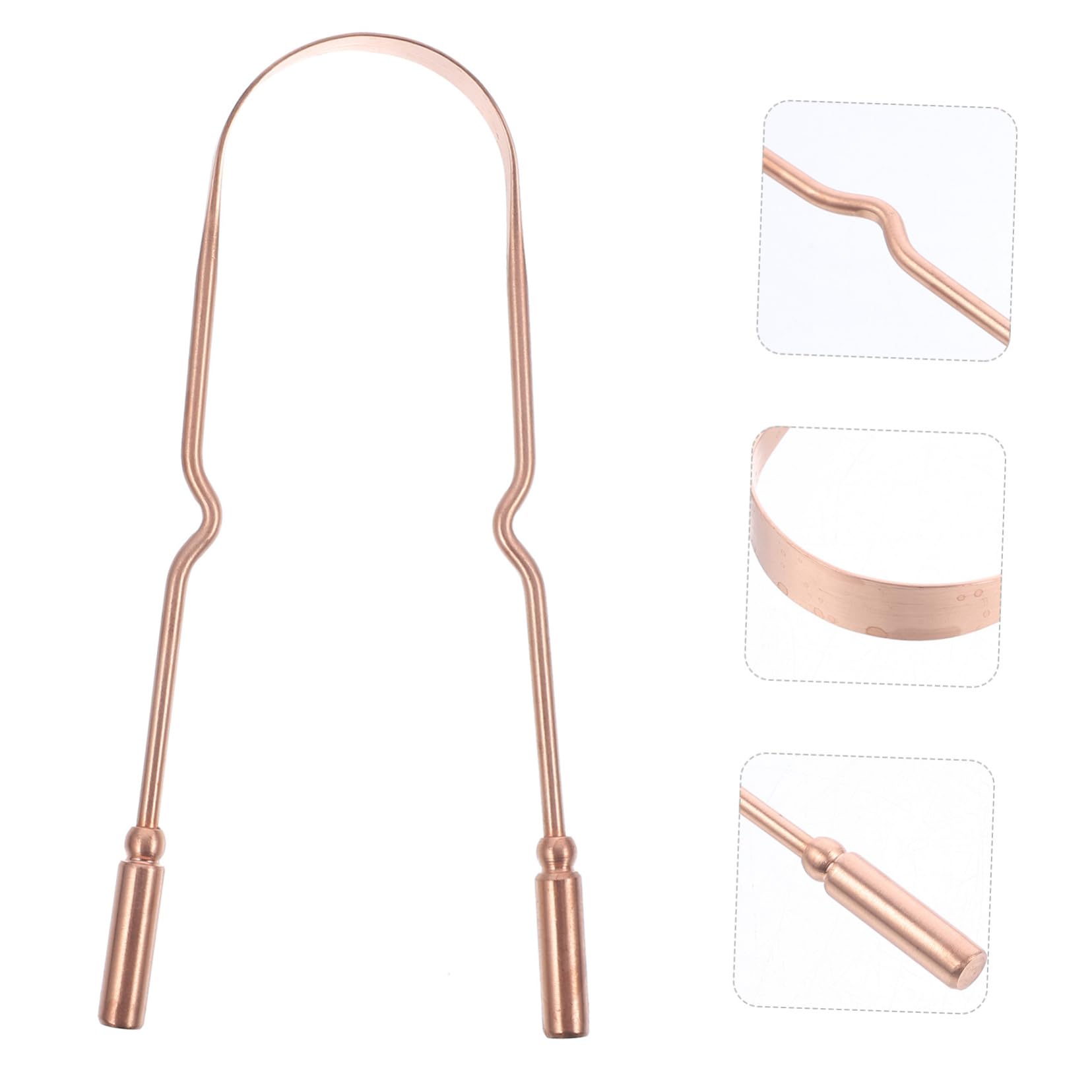 GLEAVI Utensili 15 Pz Raschietto Per Lingua in Rame Raschietto Per La Bocca Vaso Neti Rastrello Della Lingua Rosa Interdentali Per Raschietto Per Lingua in Rame Rame Metallo Vacanza