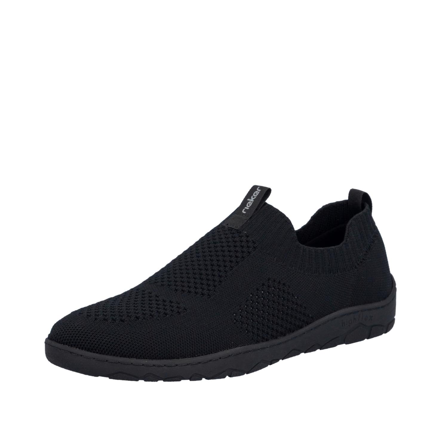 Rieker Men's 08357 Loafer, Black, 46 EU