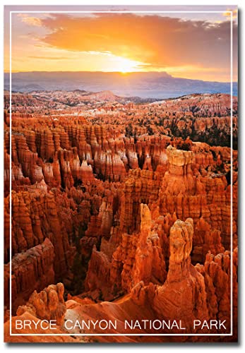 Imán de nevera Bryce Canyon Sunrise 2.5 x 3.5 pulgadas