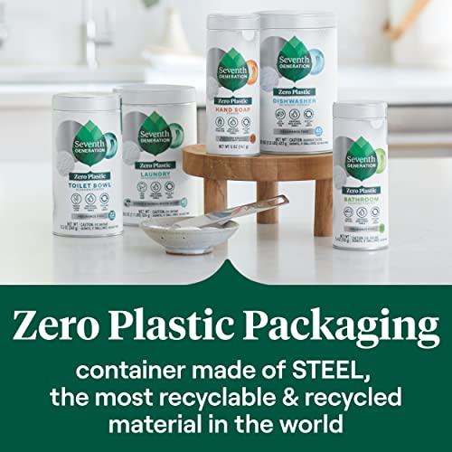 Seventh Generation Zero Plastic Toilet Bowl Powder Foaming Cleaner