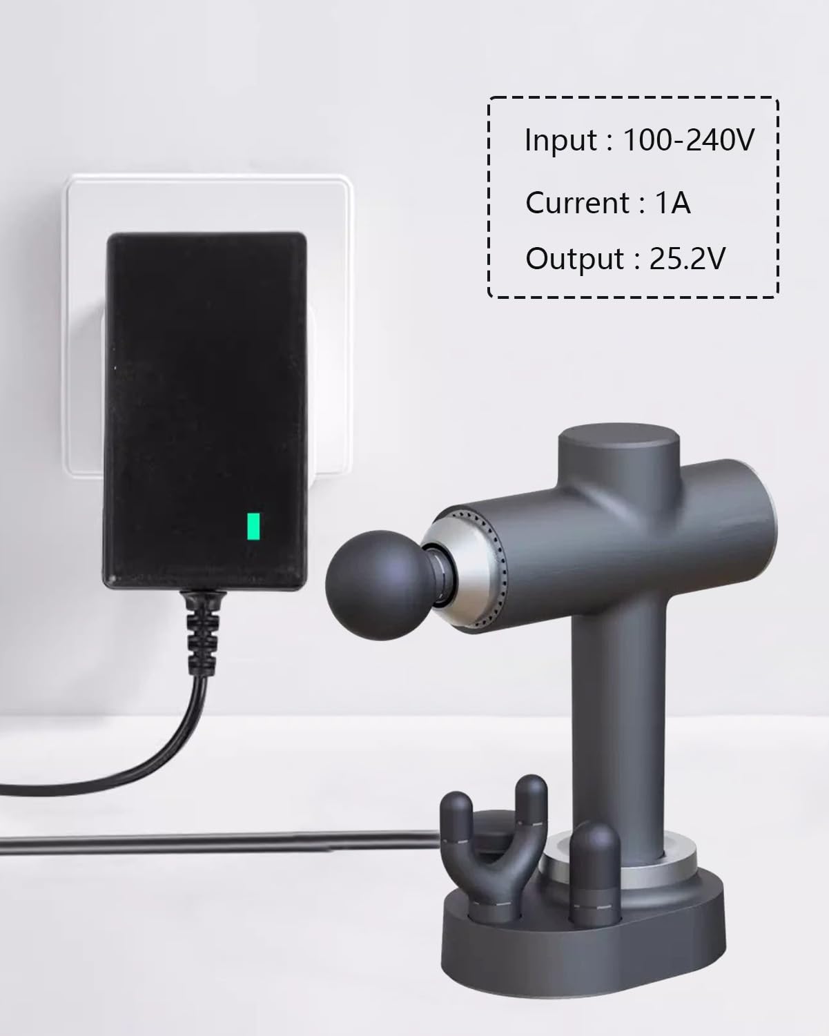 25.2V 1A Massage Gun Charger DC 5.5 X 2.5mm Universal Electric - View #14