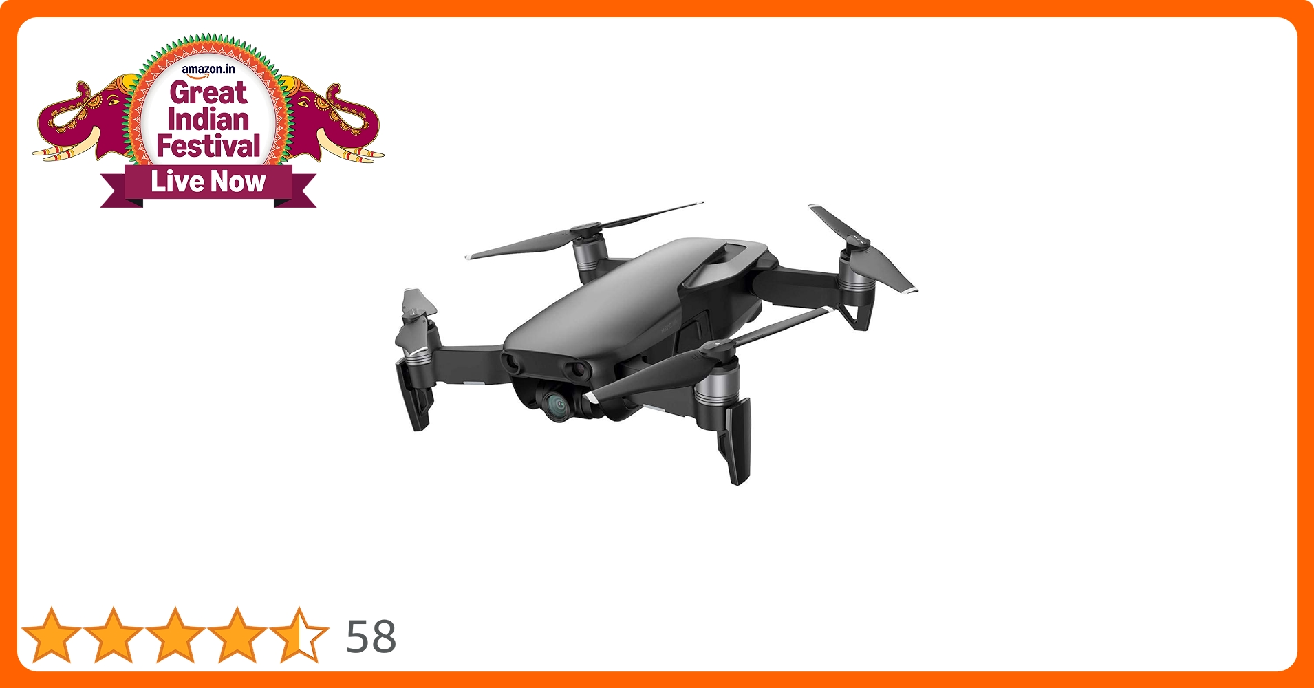 DJI - DJI MAVIC AIRフルセット正常動作品　ブラック Dji Mavic air standard package with extra battery