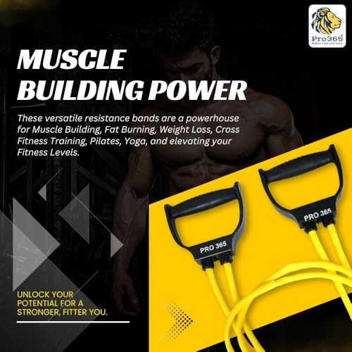 Image of PRO365 Adjustable Hand Gripper with Counter (5-60Kg) + Resistance Toning Tube | Grip Strength Trainer for Wrist, Forearm & Hands | Latex Fitness Tube Combo | Home Workout Equipment | 1 Year Brand Warranty