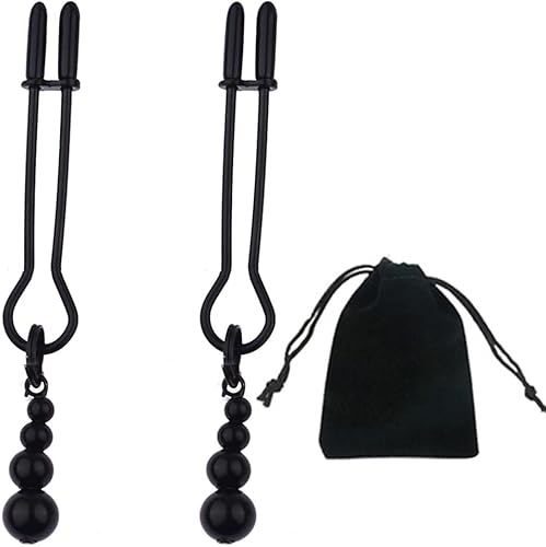 Abrazadera de pezón colgante no perforante, ajustable, sexy, clip de pezón, abrazaderas de clip para pezón, anillo de nudo, joyería para el cuerpo,