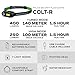 Police Security - Colt-R Flashlight - Water Resistant - Rechargeable Battery