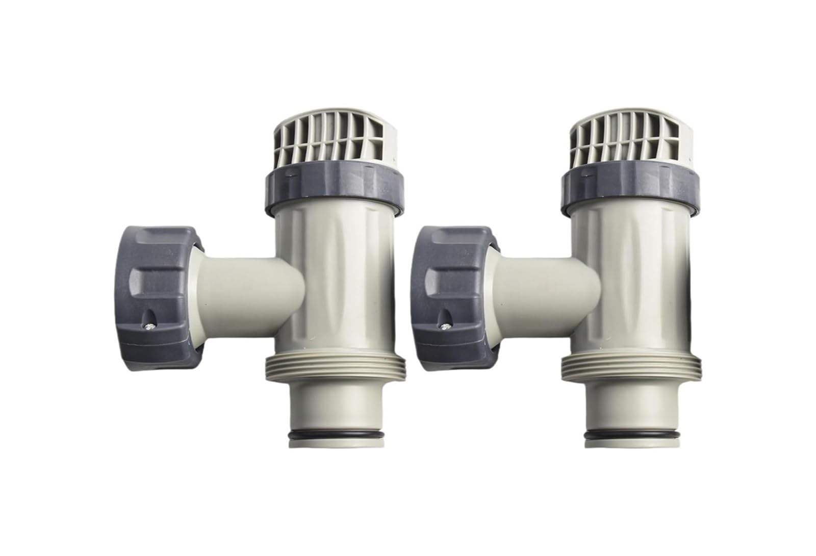 Eamrfvqt One Color Swimming Pool Stop Valve, Pool Plunger Shut-Off Gray Filter Pump Replacement Parts With Step Washers