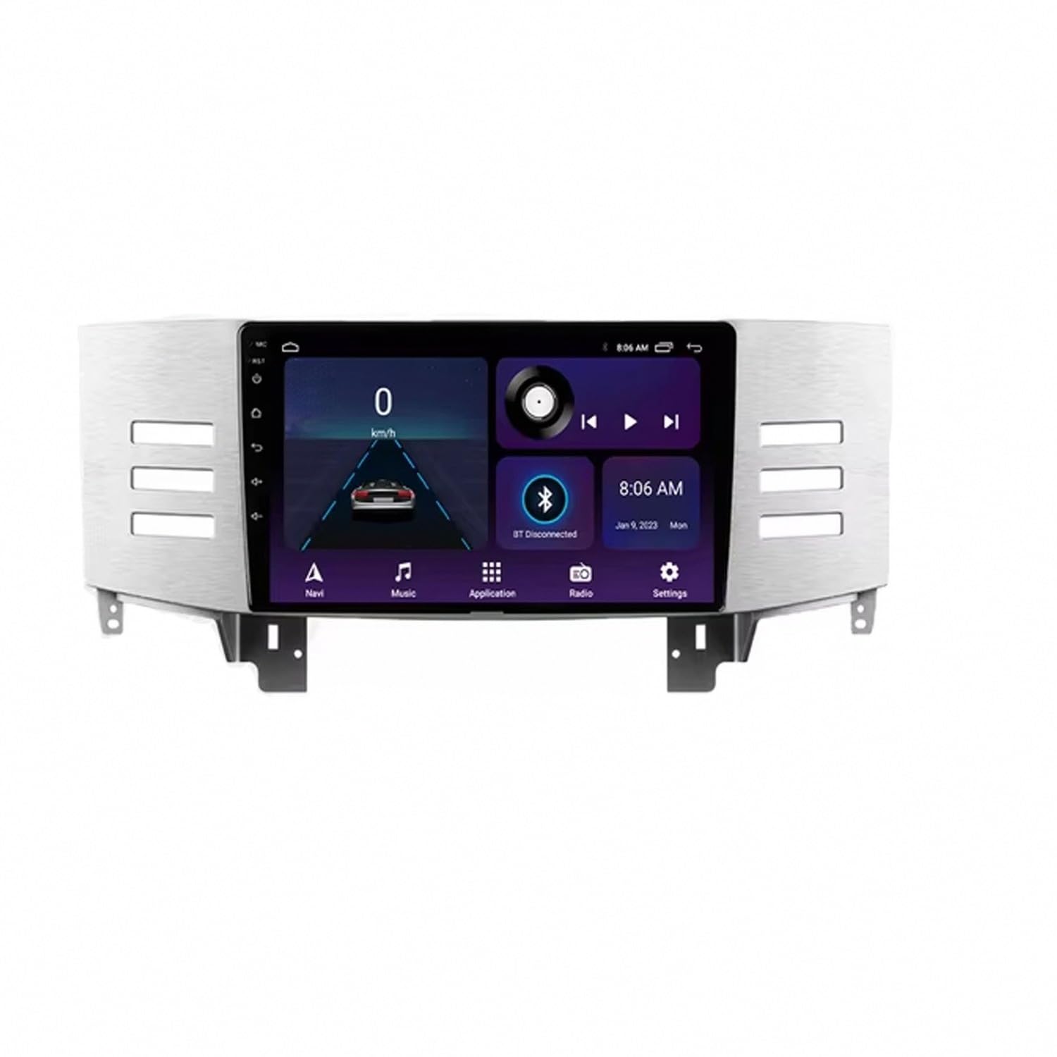 Pantalla Carplay coche inalámbrica Toyota Mark X 1 Reiz X120 2004-2009 1G+32G Bluetooth 8