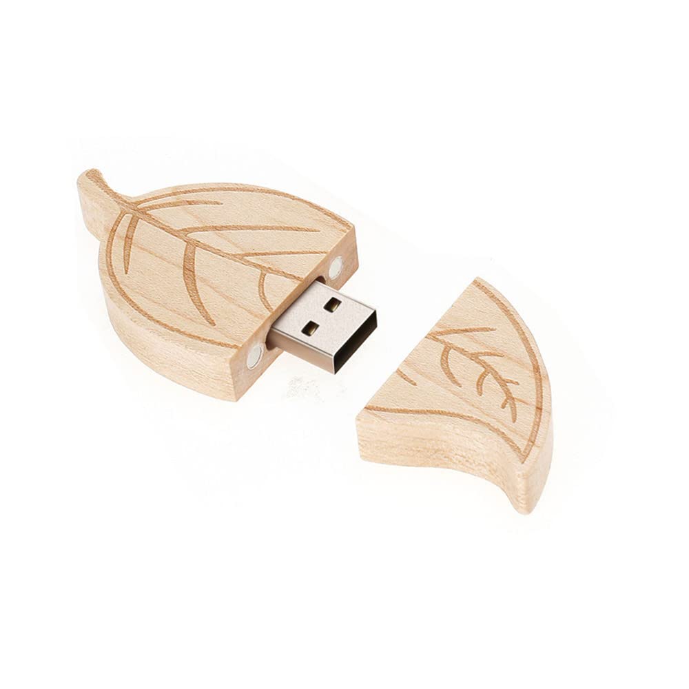 Chiavetta USB da 64 GB, in legno d'acero, USB2.0, 64 GB, con chiavetta USB