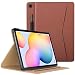 Produktbild TiMOVO Schutzhülle Kompatibel mit All-New Samsung Galaxy Tab S6 Lite 10.4 Inch 2020 (SM-P610/P615), PU Leder rutschfest Rillen Ständer Hülle Kompatibel mit Galaxy Tab S6 Lite 10.4 2020 - Braun
