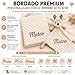 Imagen de mibebestore Pack Manta Bebe Personalizada con Nombre con Doudou Bordado Regalo Personalizado para Recien Nacido Niño o Niña Mantita Minky Suave 80x100cm Dou Dou 25x25 cm Cuna Coche Detalle Tierno