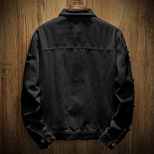 Denim Jacket Men Jackets For Men Fashion Slim Fit Long Sleeve Comfortable And High Performance Casual Jean Jacket3