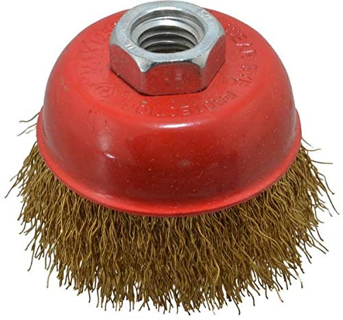 Value Collection - 5/8-11 Threaded Arbor, Steel Fill Cup Brush - 0.015 Wire Diam, 12,500 Max RPM (20 Pack)