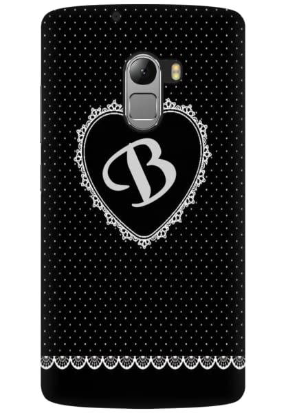 COBERTA Printed Back Cover for Lenovo Vibe K4 Note Case - Diamonds Decorated Heart Letter Alphabet B