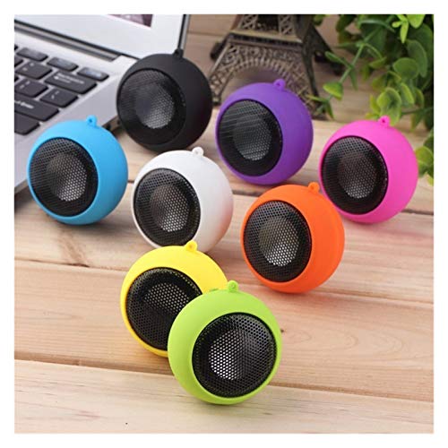 YTG Art und Weise netten Minilautsprecher-MP3-Musik-Lautsprecher-Player Außen 3.5mm beweglicher Wired Lautsprecher Sound-Box Computer-Telefone (Color : Purple)