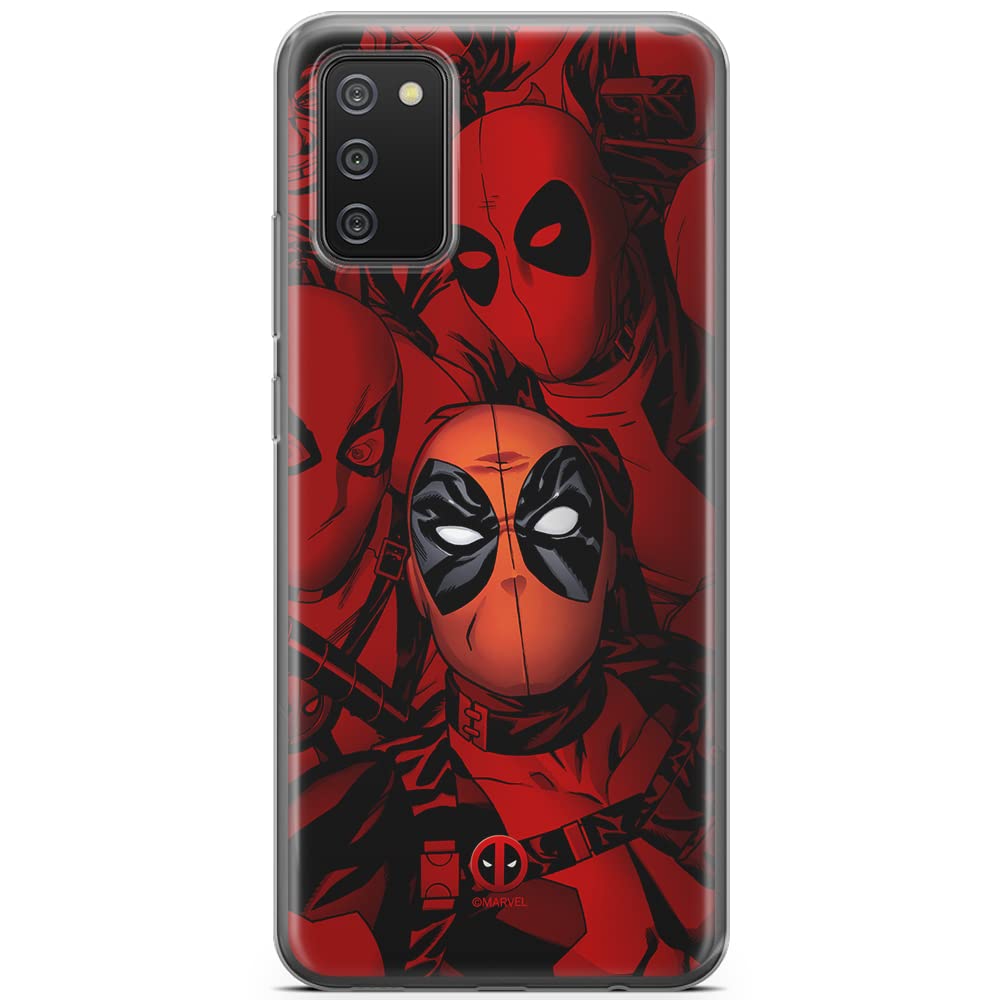 ERT GROUP mobile phone case for Samsung A02S original and officially Licensed Marvel pattern Deadpool 001 optimally adapted to the shape of the mobile phone, case made of TPU