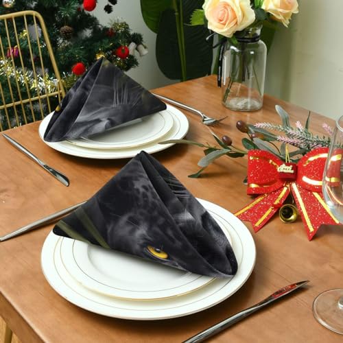 Servilletas de tela estampadas Black Panther pack 6 miniatura 3