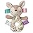 Taggies Embroidered Soft Ring Rattle