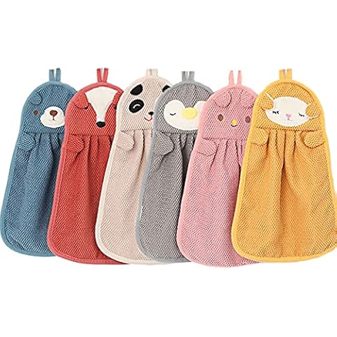 FOMAISELF Cute Animals Hand Towels Set Cover