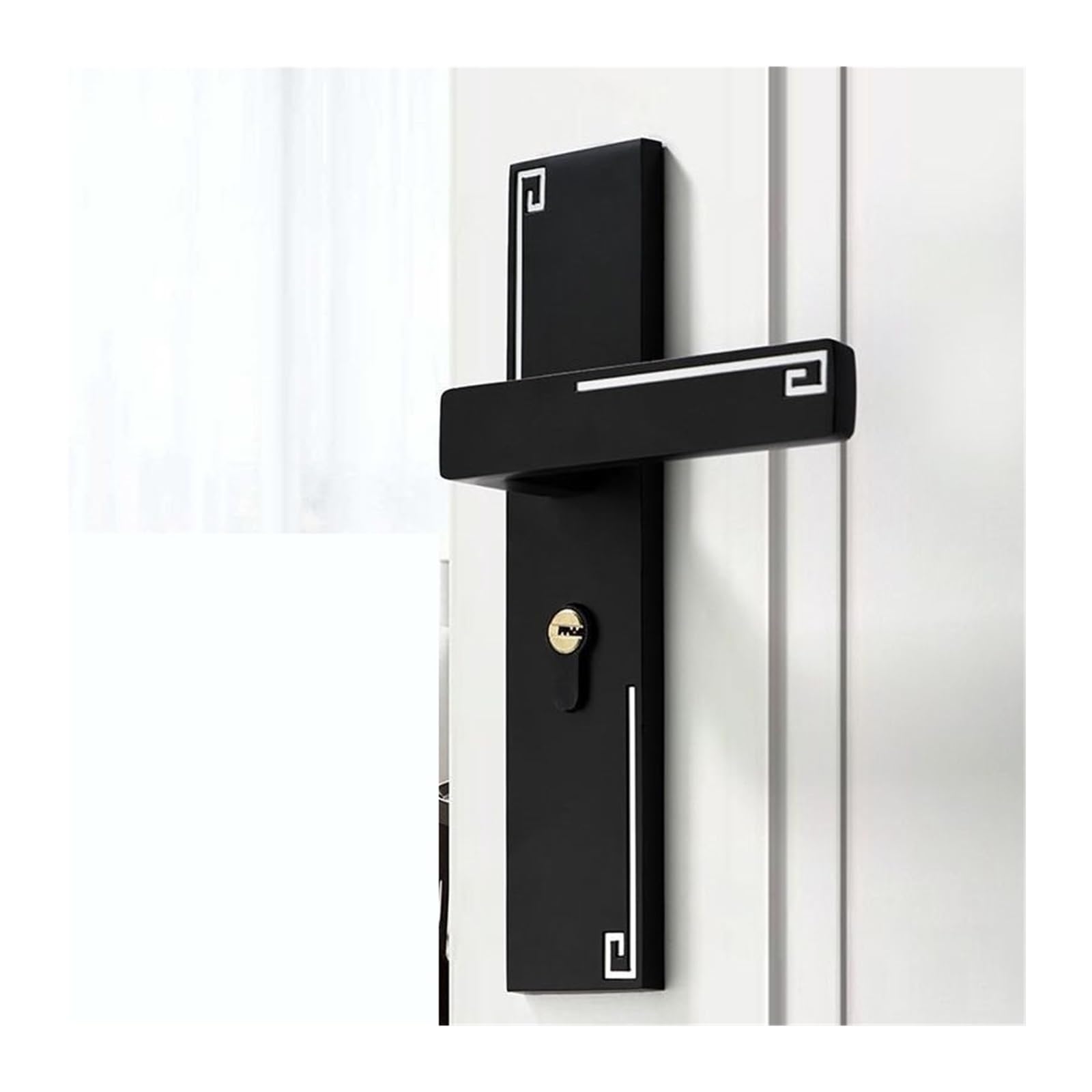 Serrure porte intérieure silencieuse haut de gamme design épuré 50mm